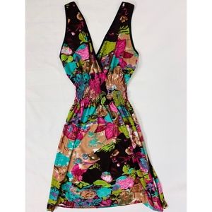 Silk Abstract Summer Dress